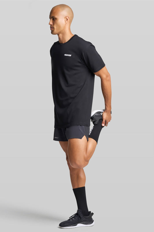 BASE Unisex Crew Socks - Black