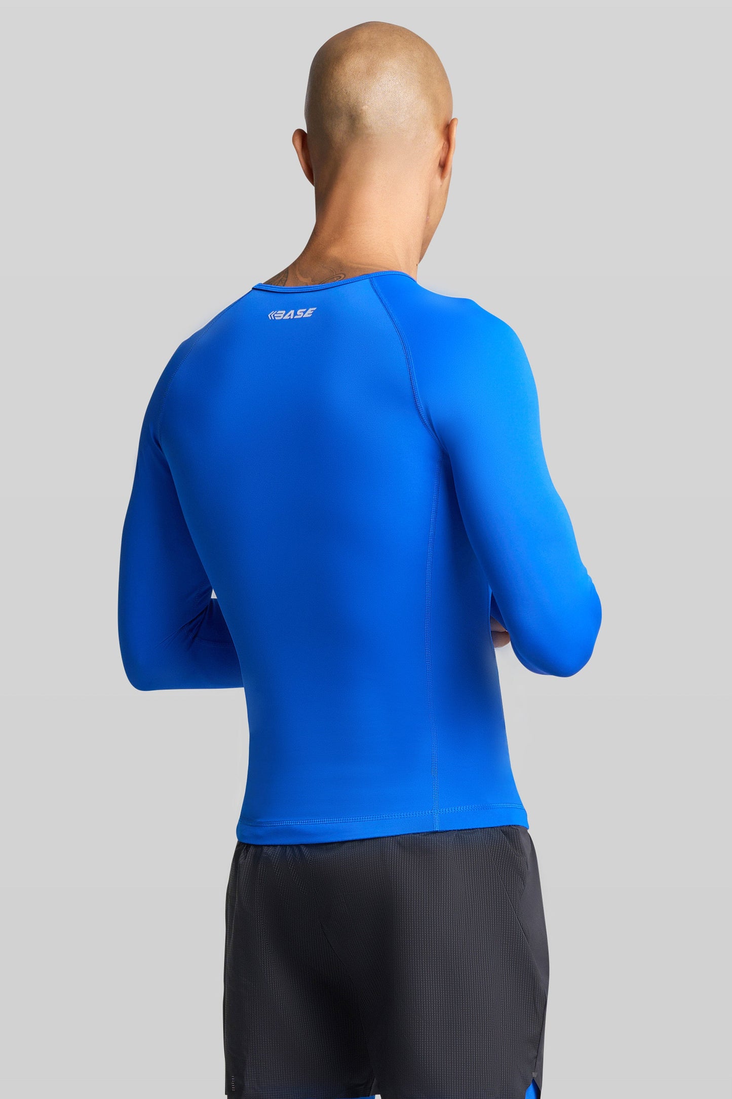 BASE Men's Long Sleeve Compression Tee - Royal
