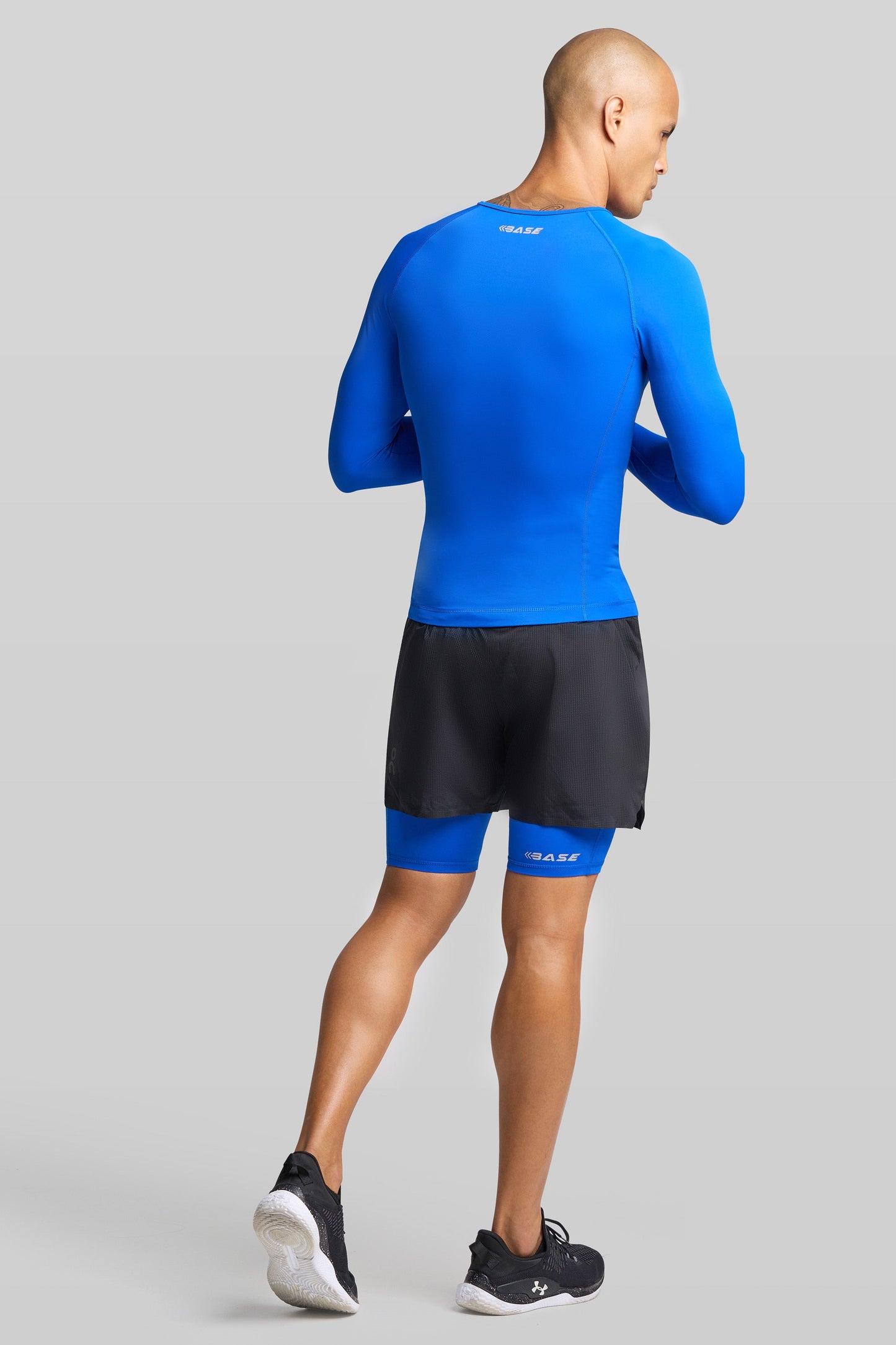 BASE Men's Long Sleeve Compression Tee - Royal