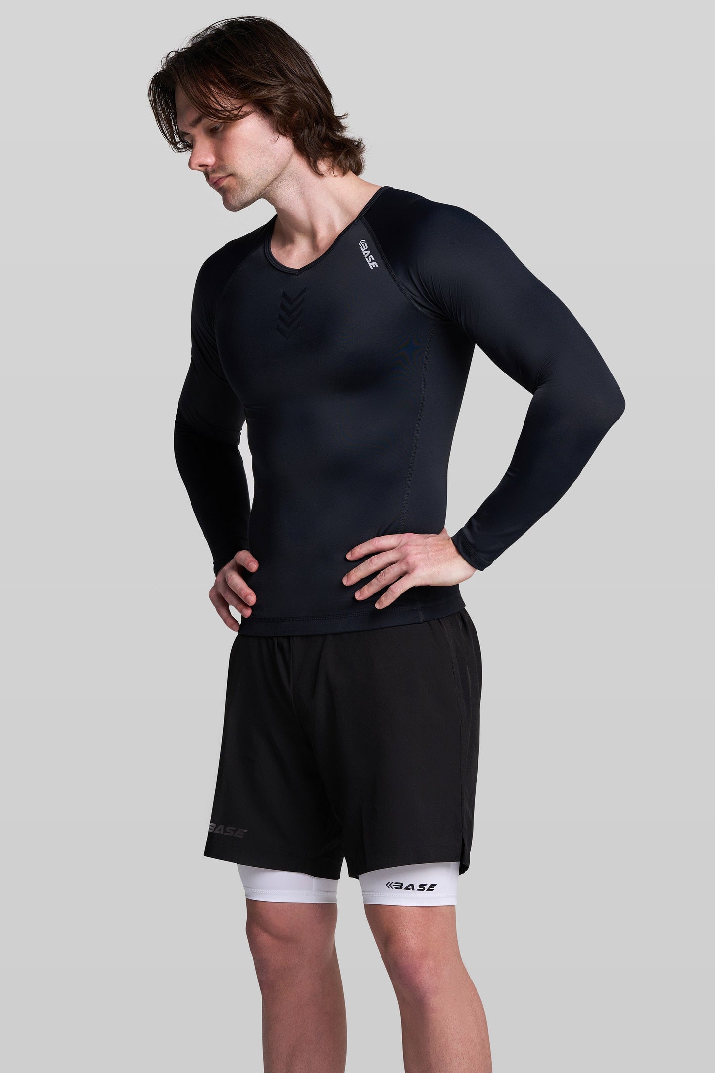 BASE Men's Endurance Compression Shorts - White