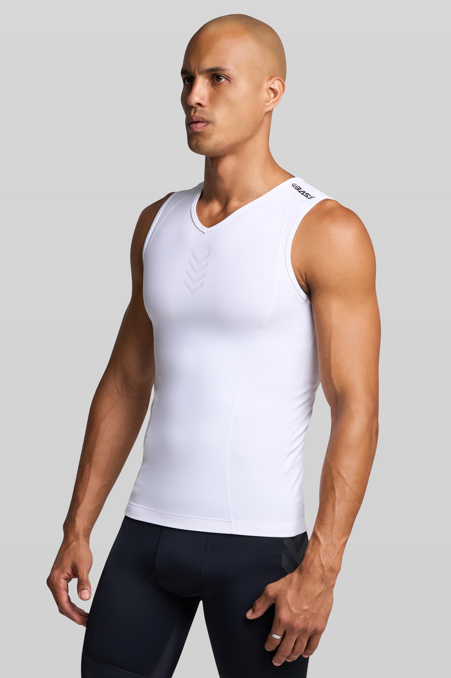 BASE Men's Compression Vest - White