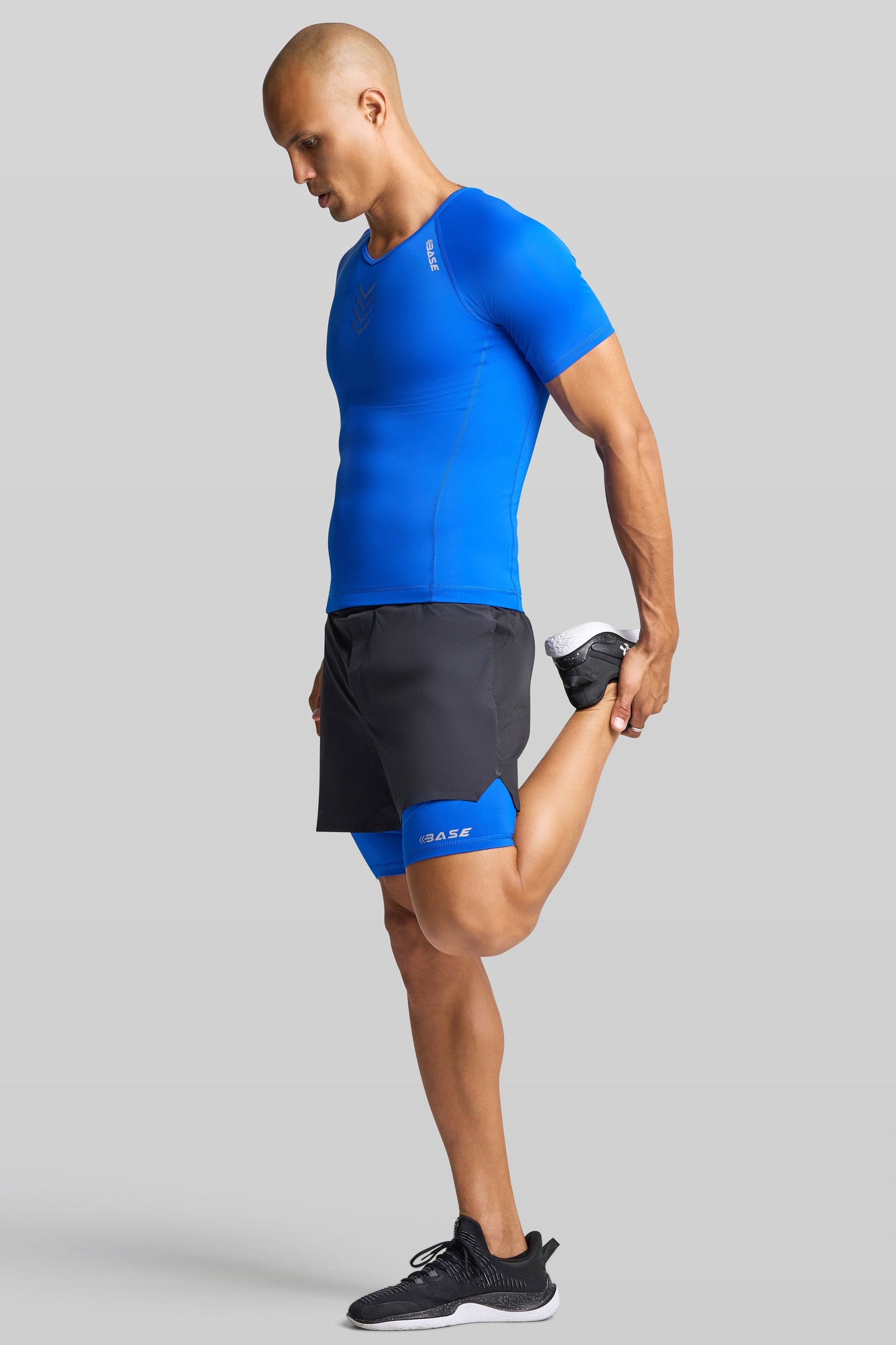 BASE Men's Short Sleeve Compression Tee - Royal