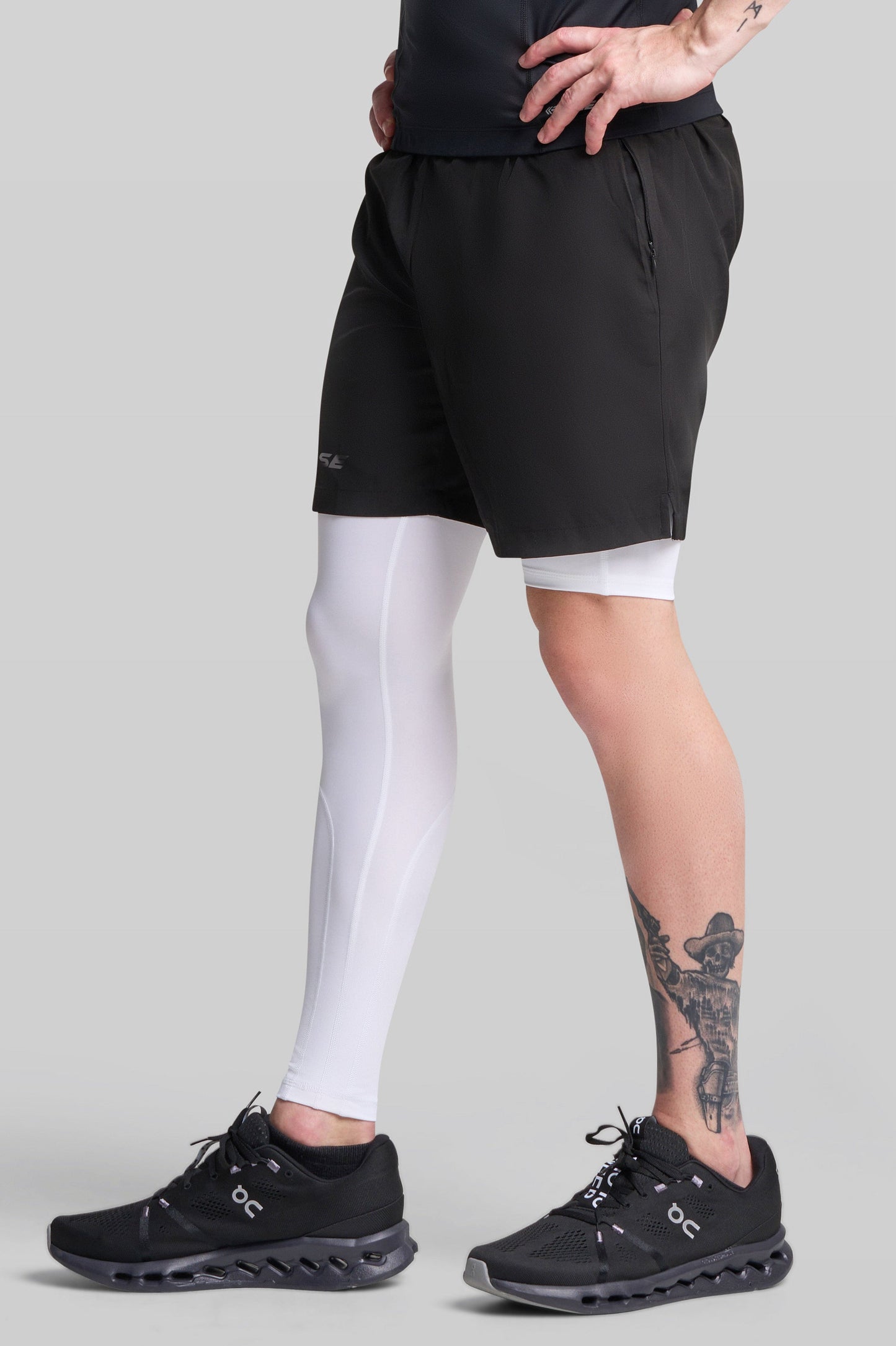 BASE Men's Adapted Compression Tights (Left leg short)