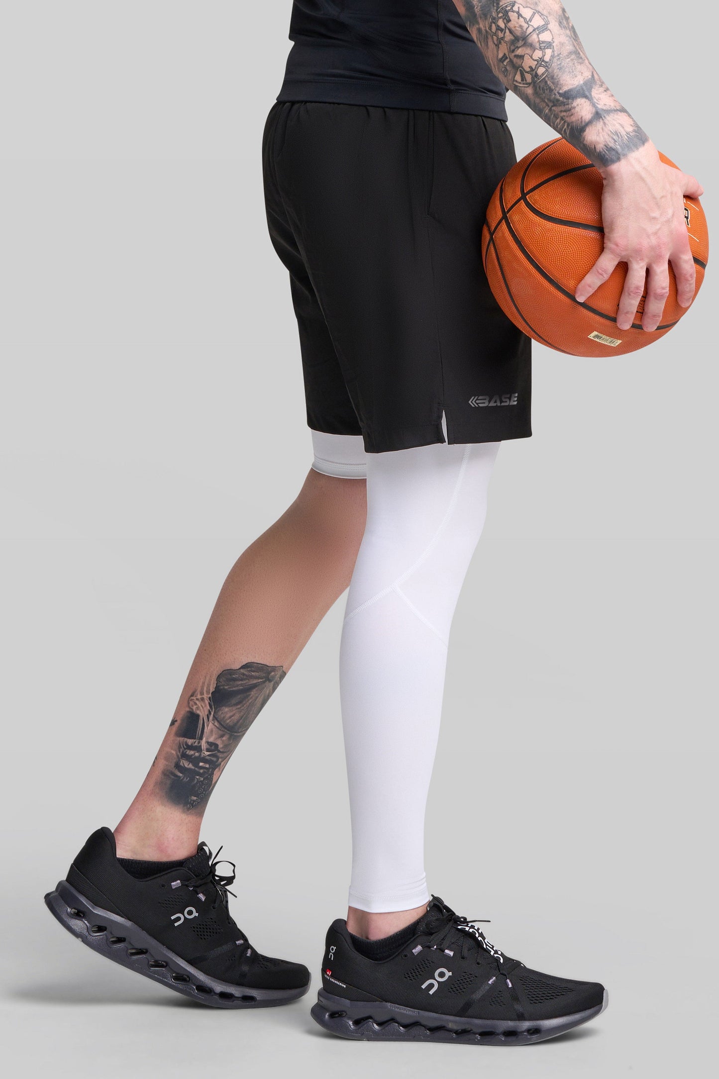BASE Men's Adapted Compression Tights (Left leg short)
