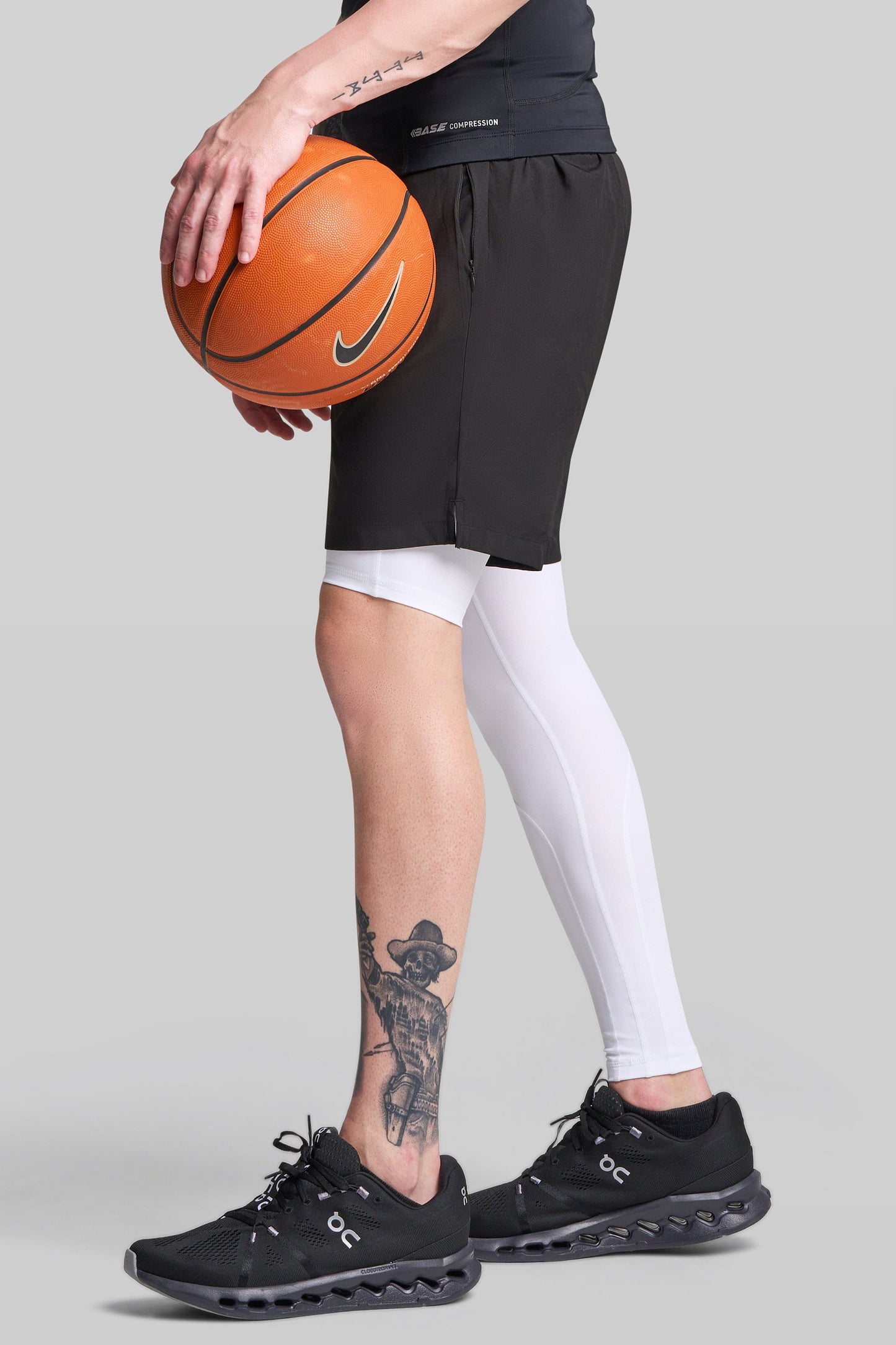 BASE Men's Adapted Compression Tights (Left leg short)