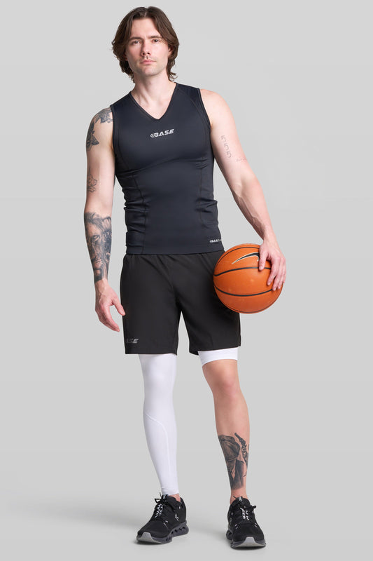 BASE Men's Adapted Compression Tights (Left leg short)