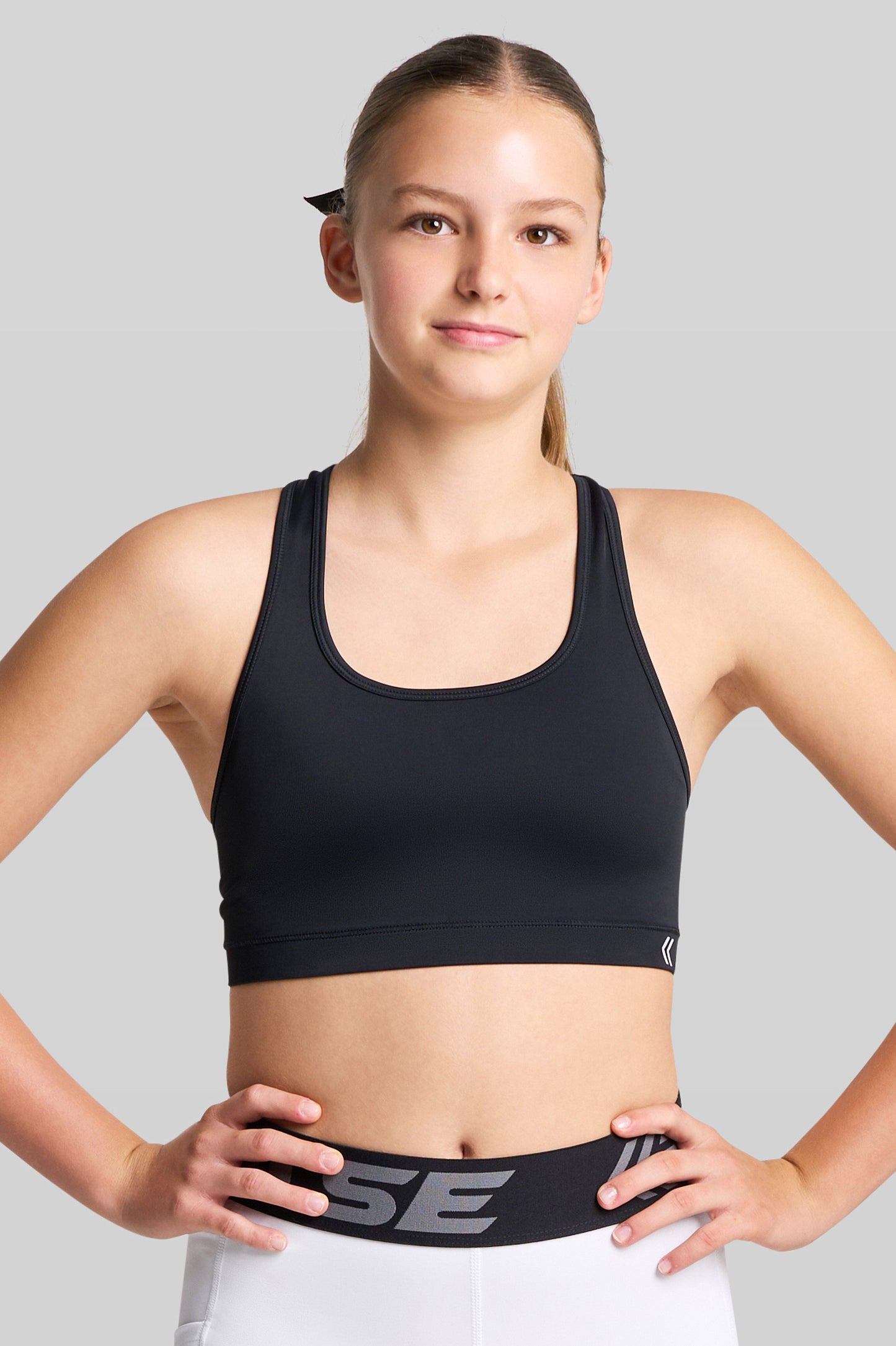 BASE Women's Cross-Back Sports Bra - Black